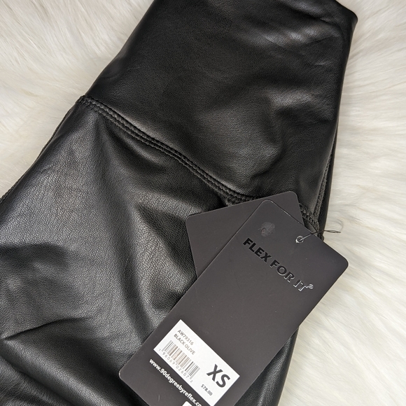 Faux leather leggings NWT - Picture 4 of 4